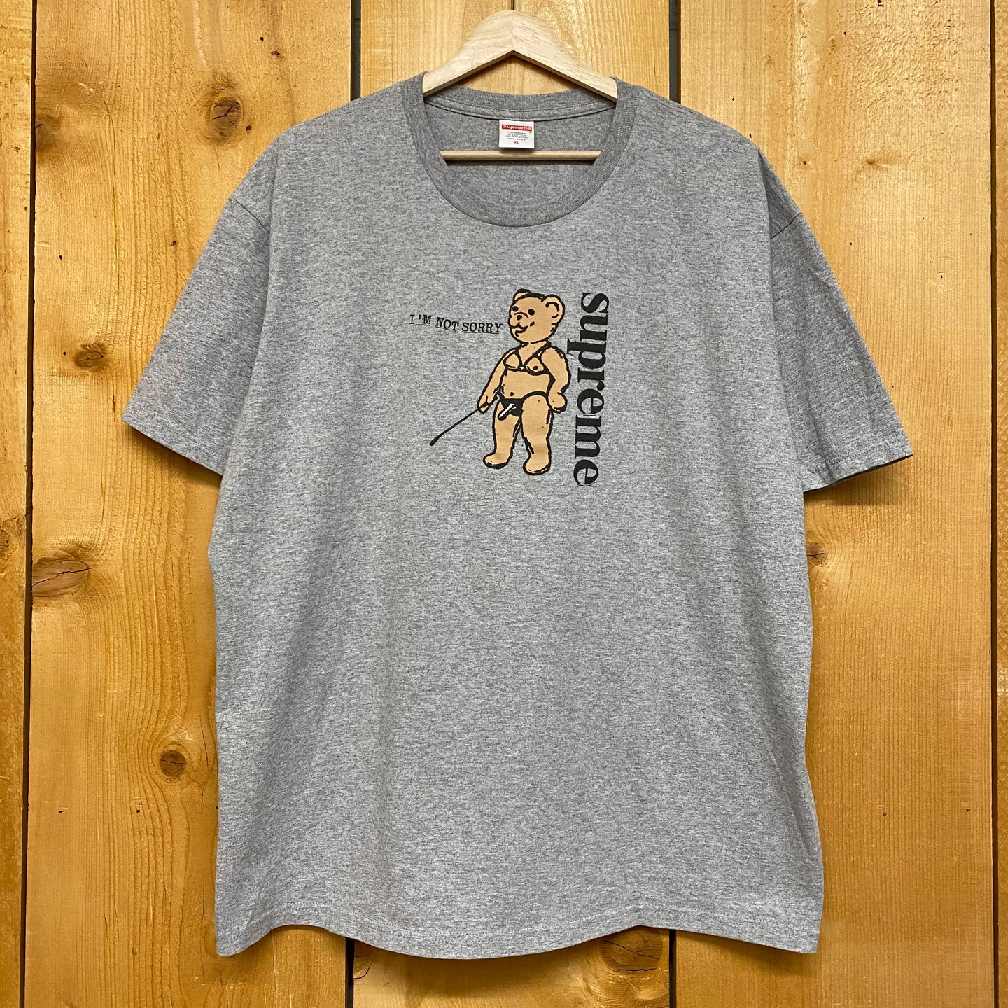 2021 supreme not sorry tee