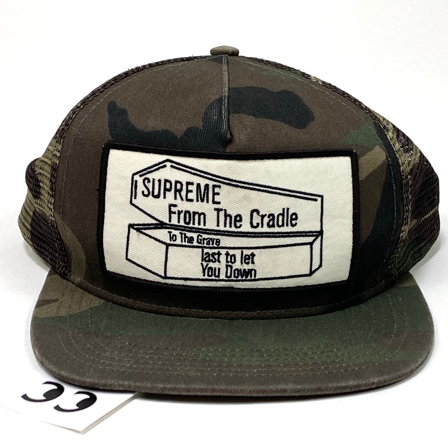 Supreme Cradle to the Grave Trucker Hat