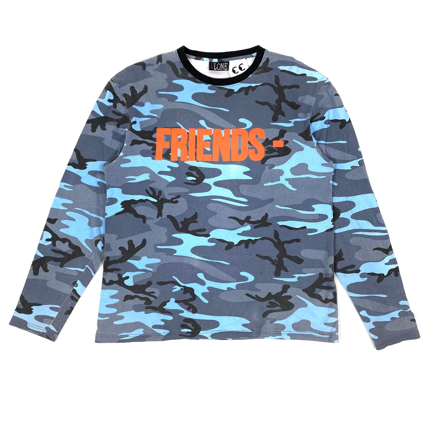 OG VLONE FRIENDS - Blue Camo Long Sleeve Tee 2016