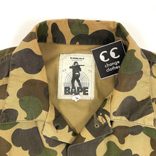 Load image into Gallery viewer, Bape 1st Camo Military Button Up Shirt ASNKA 2006
