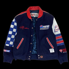 Load image into Gallery viewer, vintage jh designs pepsi racing jacket
