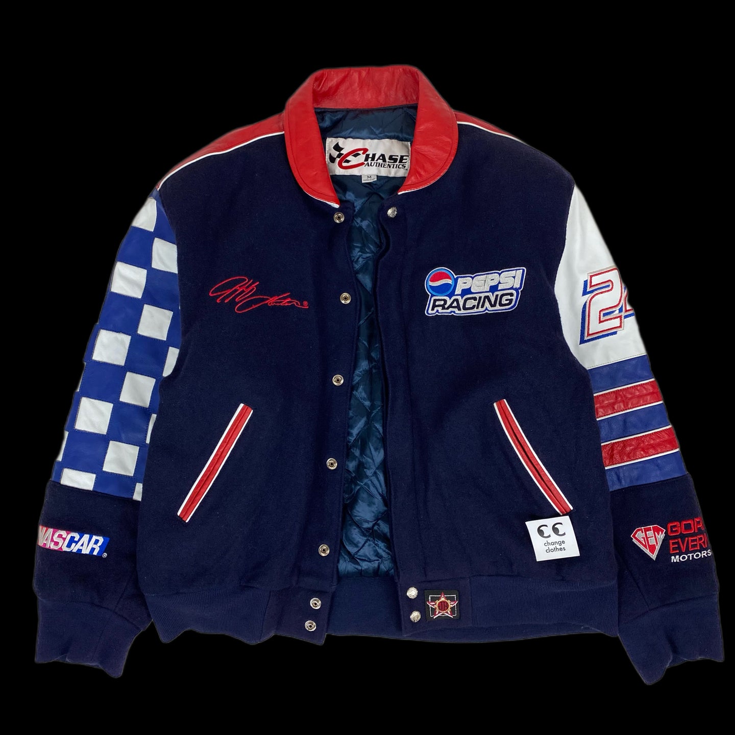 vintage jh designs pepsi racing jacket