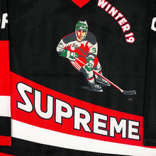 Load image into Gallery viewer, Supreme Crossover Hockey Top Jersey 2019 White Green Yellow
