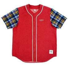 Load image into Gallery viewer, 2014 supreme denim flannel baseball top
