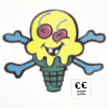 Load image into Gallery viewer, vintage bbc ice cream halftone cones &amp; bones tee
