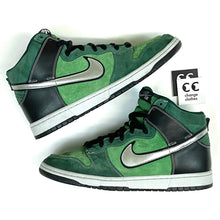 Load image into Gallery viewer, NIKE SB DUNK HIGH BRUT 2007 GREEN TOMATILLO METALLIC SILVER
