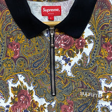 Load image into Gallery viewer, 2017 supreme paisley zip polo l/s
