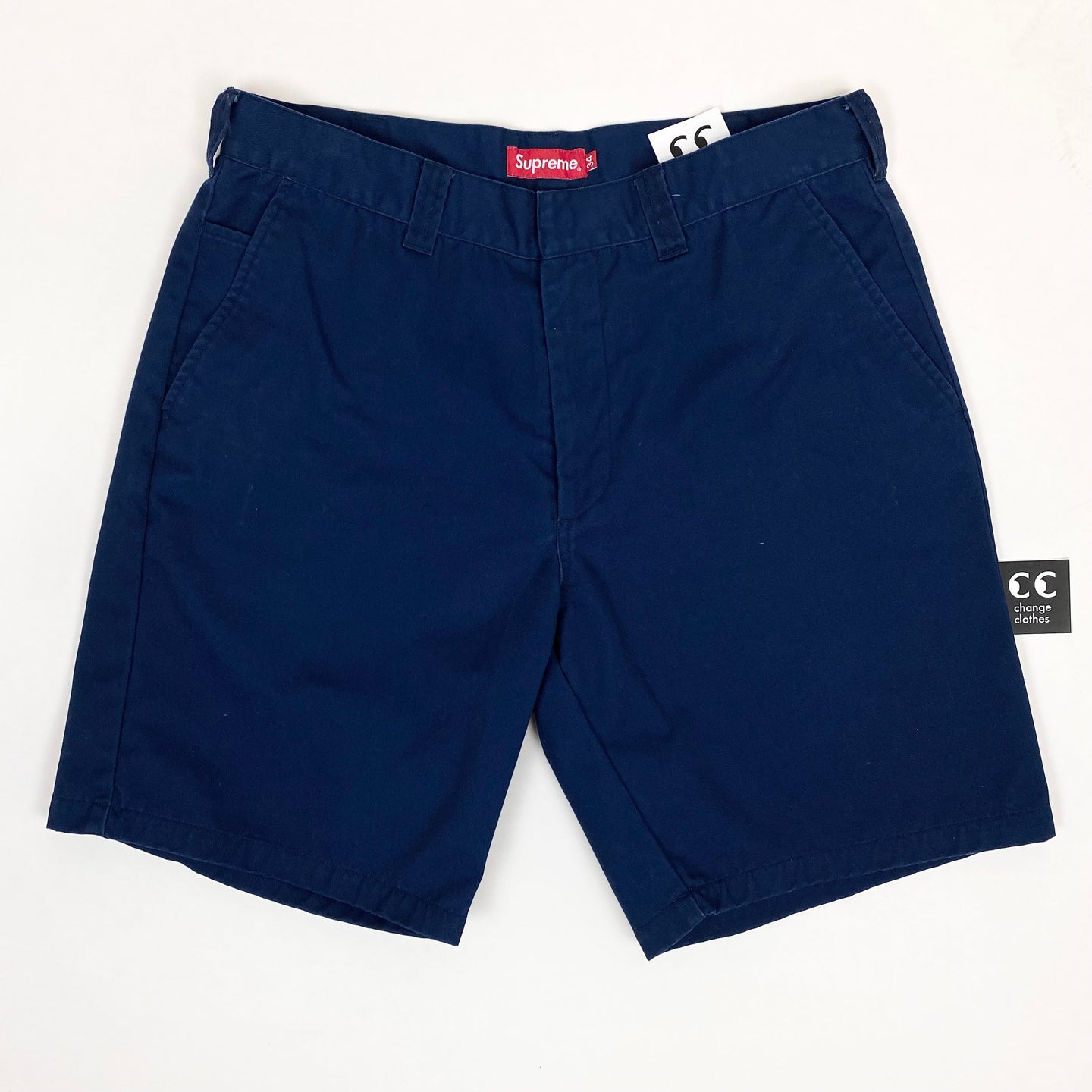 Supreme Work Shorts Navy 34