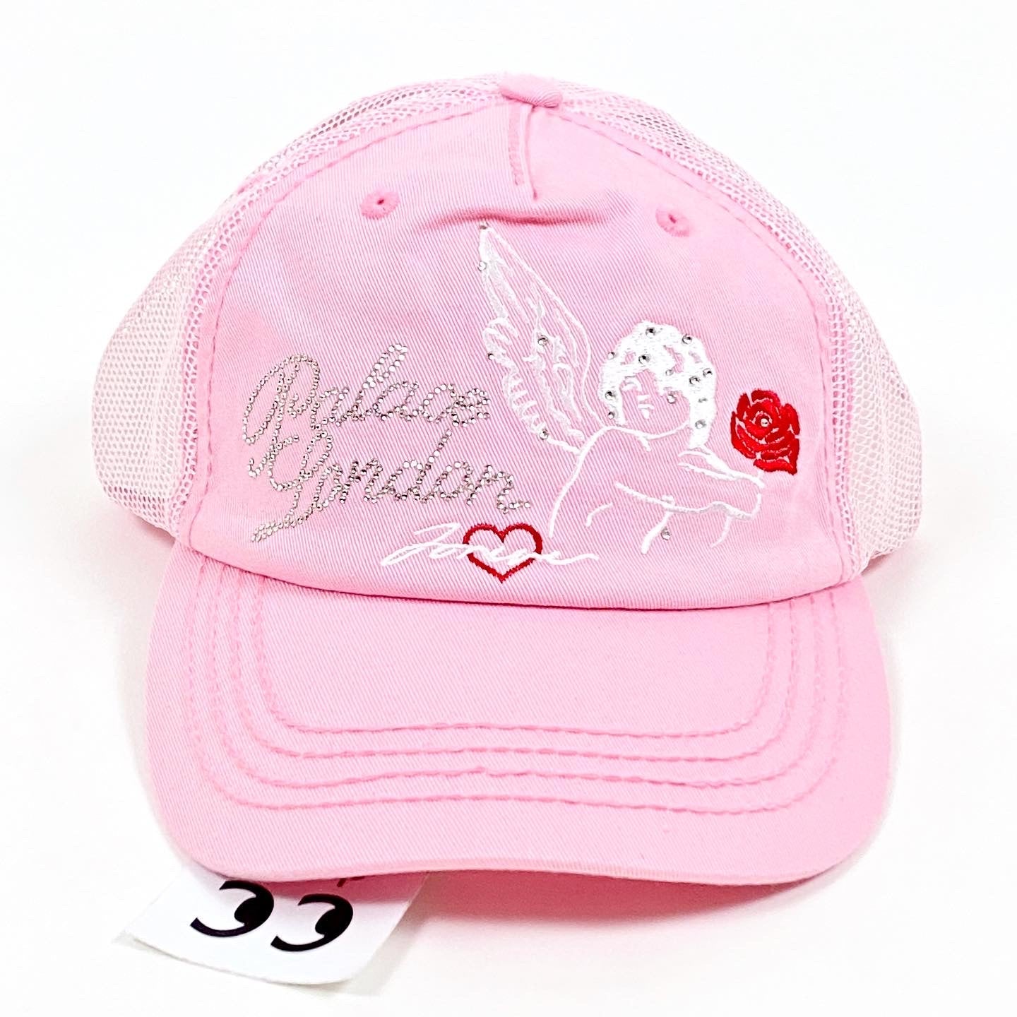 palace dirty trucker cap cherub rhinestones