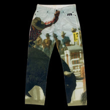 Load image into Gallery viewer, raf simons // calvin klein rodeo print denim jeans
