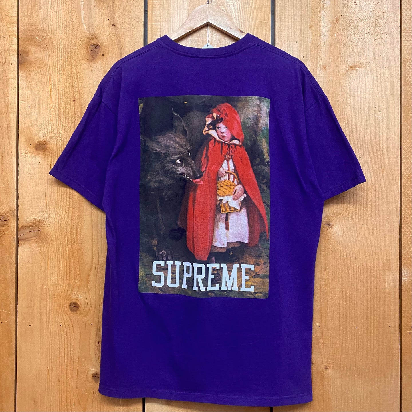 2012 supreme red riding hood tee