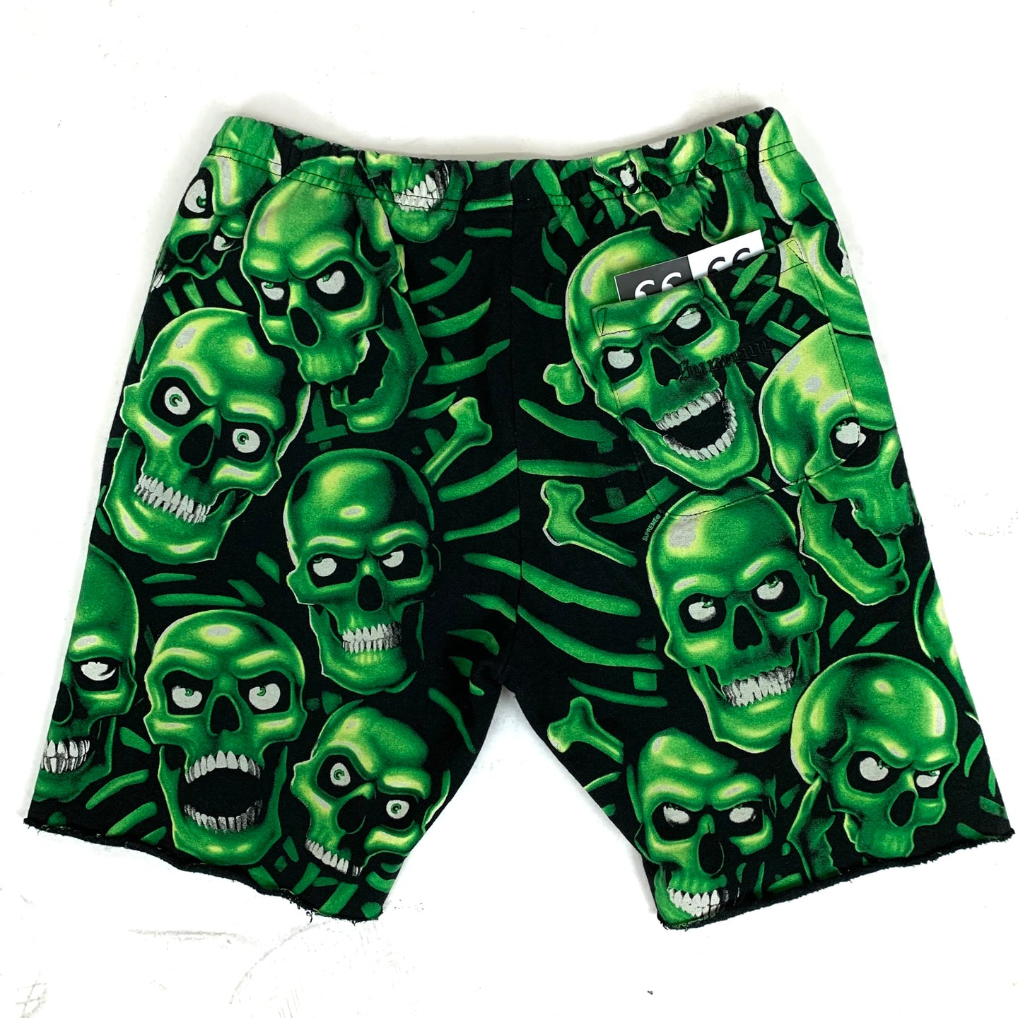 supreme skull pile sweat shorts