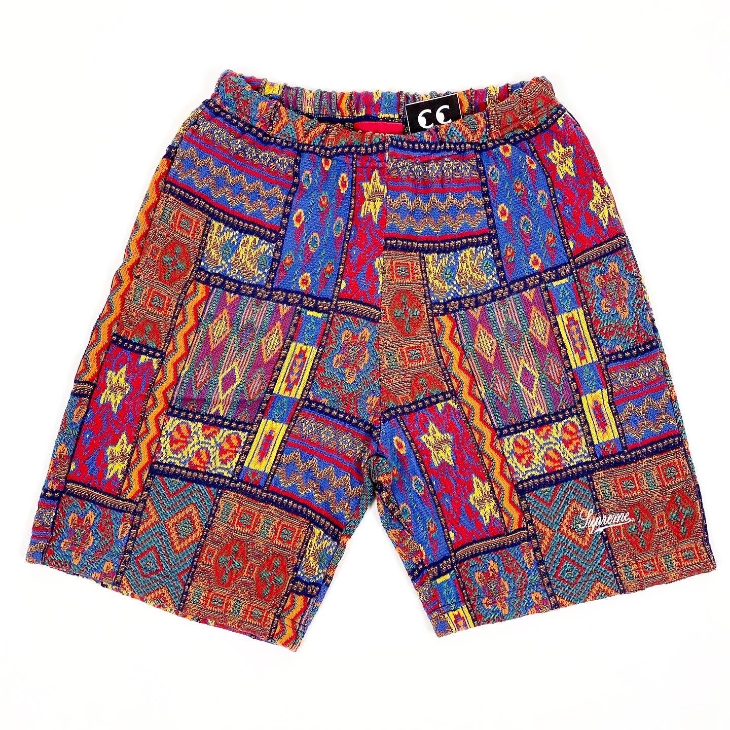 Supreme Patchwork Knit Shorts – change clothes