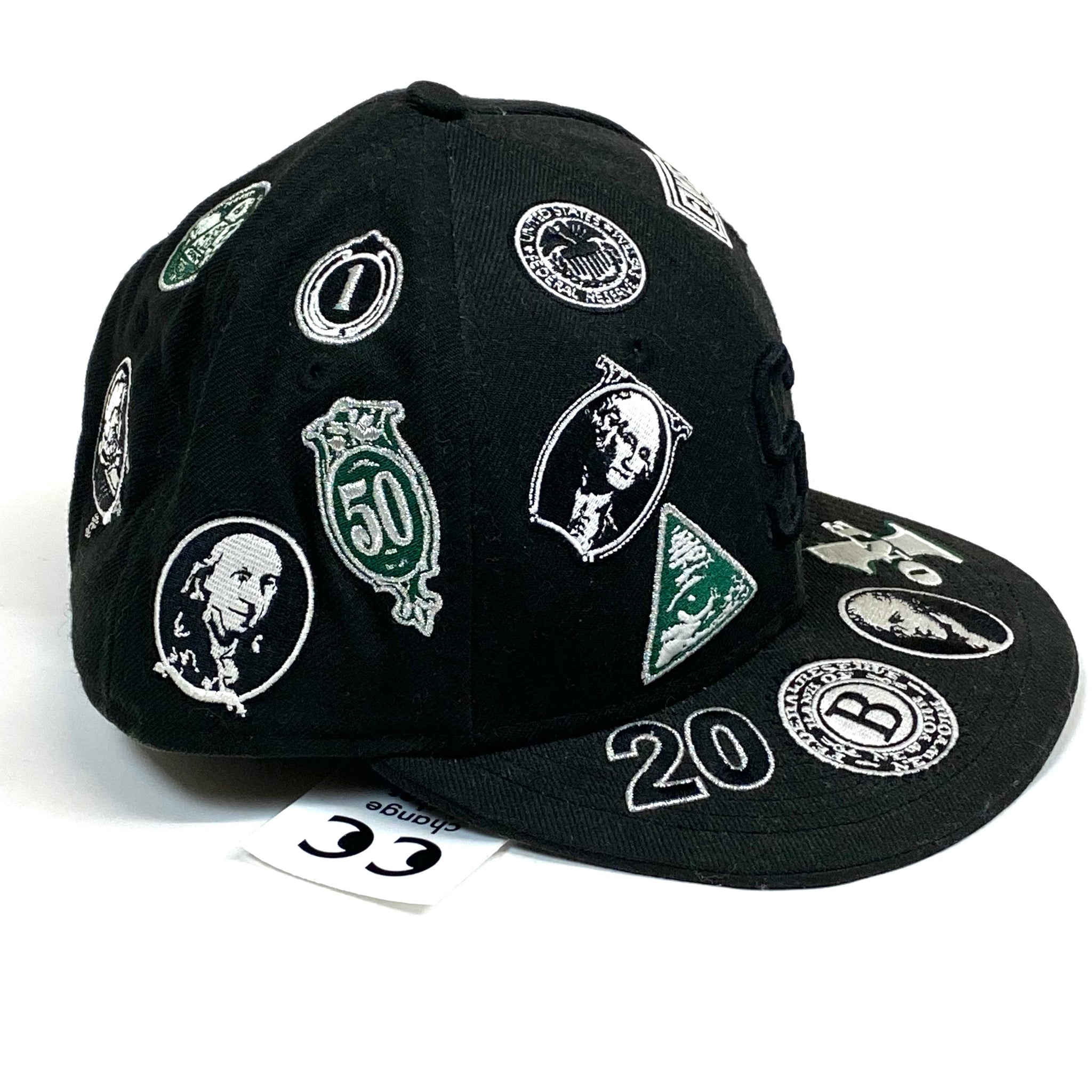 supreme get money new era 59fifty size 7 5/8 2005 – change clothes
