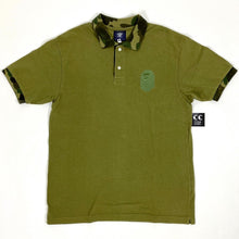 Load image into Gallery viewer, Bape Big Ape Head Contrast Camo Polo
