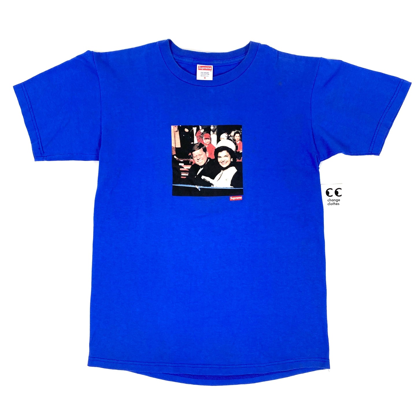 Supreme JFK Photo Tee Shirt 2008 change clothes