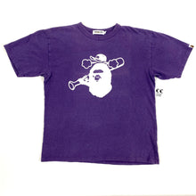 Load image into Gallery viewer, Bape Baseball Apehead Tee Shirt 2009
