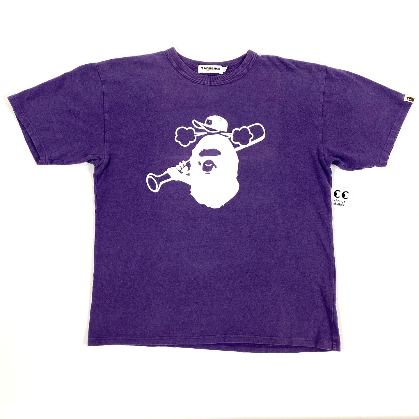 Bape Baseball Apehead Tee Shirt 2009