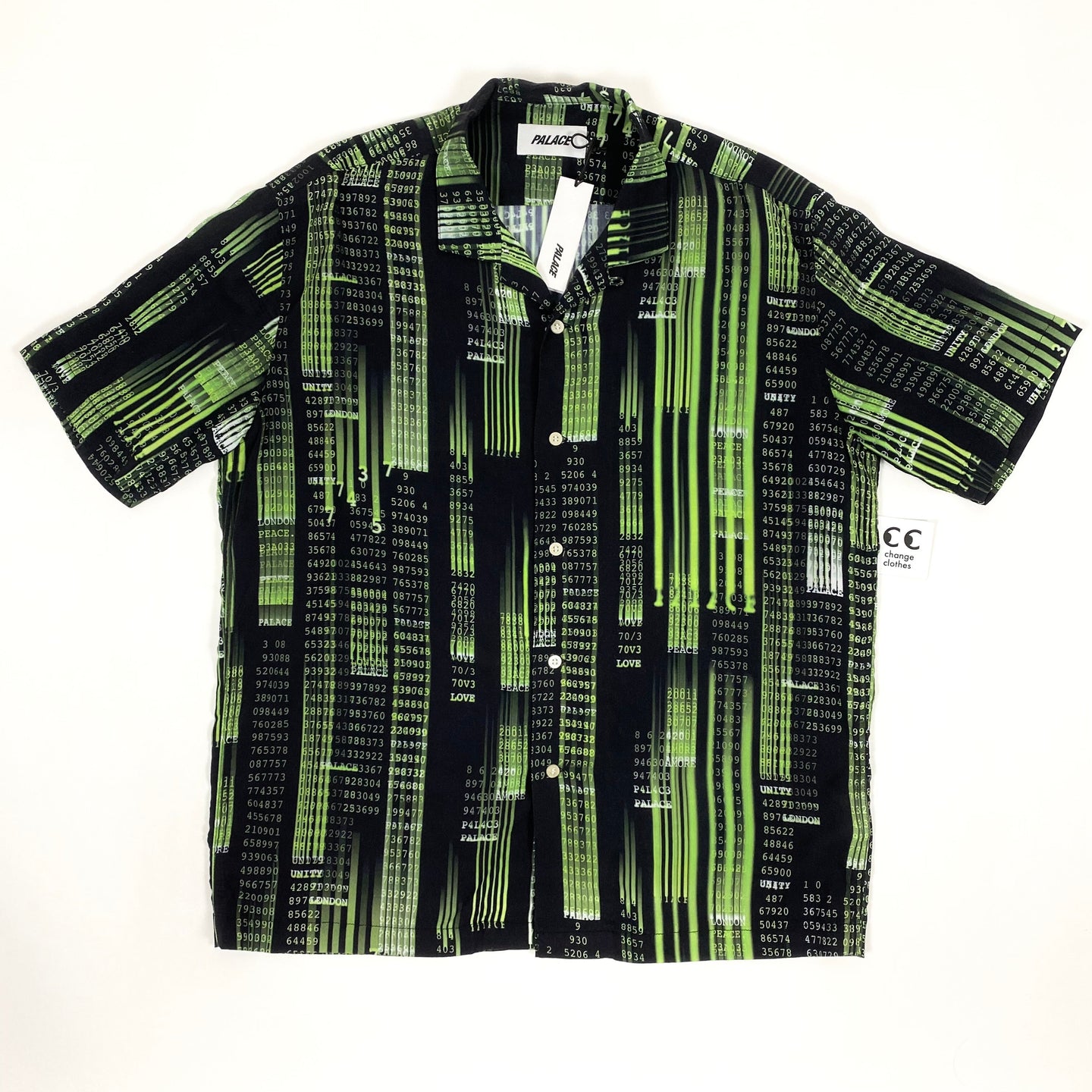 Palace Matrix Rayon Button Up Shirt 2019