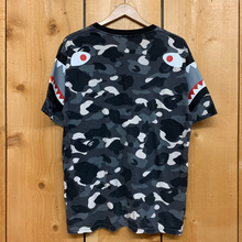 Load image into Gallery viewer, bape shark shoulder tee shirt city camo
